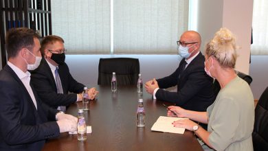 Ракић са британским амбасадрором