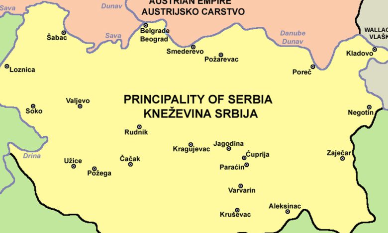 Фото: Карта Србије