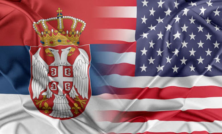 Srpsko - američka zastava