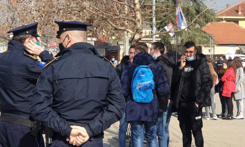 protest - policija