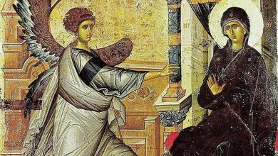 Благовести-фреска