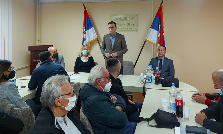 Петковић у Крагујевцу