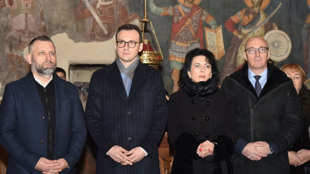 Petković u manastiru Gračanica 