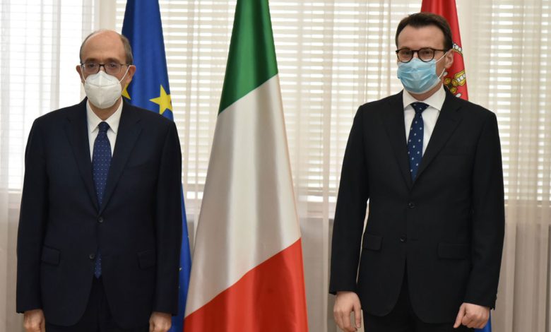 Petković i italijanski ambasador