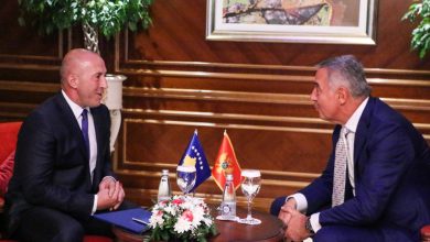 Харадинај и Ђукановић