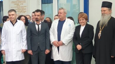 Грујичић у болници у Грачаници