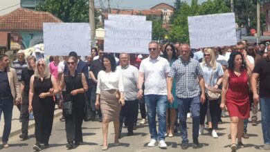Протести Срба у Гачаници