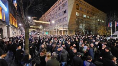 Протести у Београду