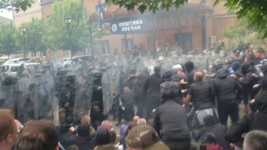 Демонстрације у Звечану